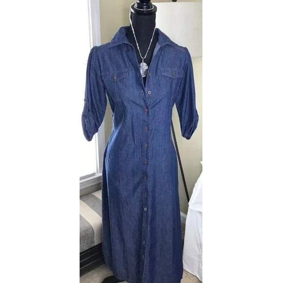 J. Glee Dresses | J. Glee Button Down Denim Dress Size Small (Junior) | Color: Blue | Size: Sj | Styl_Ish_Closet's Closet J. Glee Dresses | J. Glee Button Down Denim Dress Size Small (Junior) | Color: Blue | Size: Sj | Styl_Ish_Closet's Closet